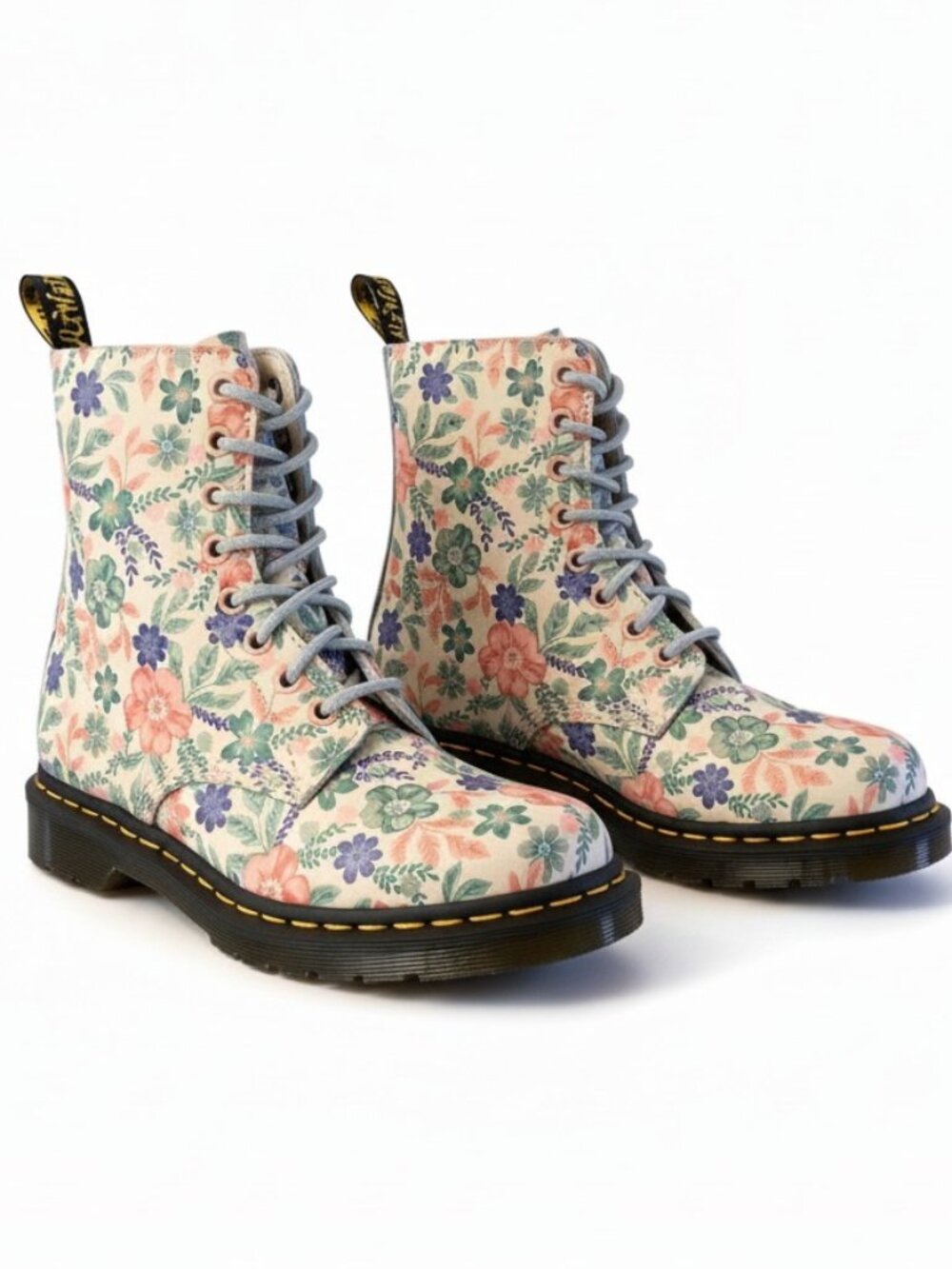 Dr Martens 1460 Pascal Cloud Cream Boots Womens 6 Leather